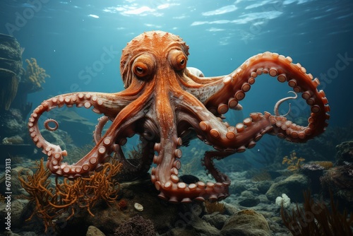 An Octopus animal © Mahenz