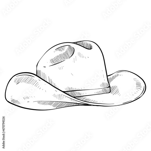 hats hand drawn