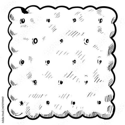 biscuits handdrawn illustration 