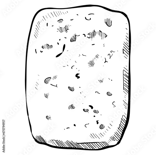 biscuits handdrawn illustration 
