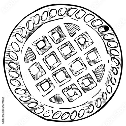 biscuits handdrawn illustration 