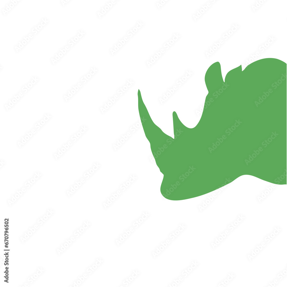 rhino head silhouette rhino head silhouette