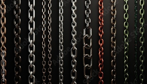 Iron Chain Curtain Adding a Touch of Sophistication