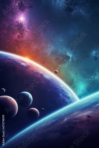 space themed wallpaper/background © FadedNeon