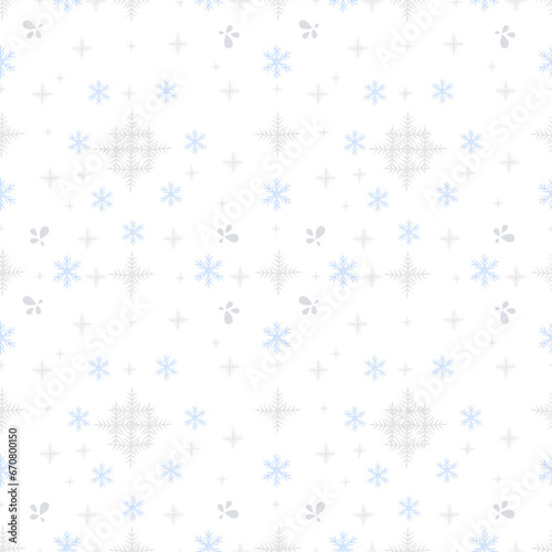 Snowflake Pattern, Snowfall background.