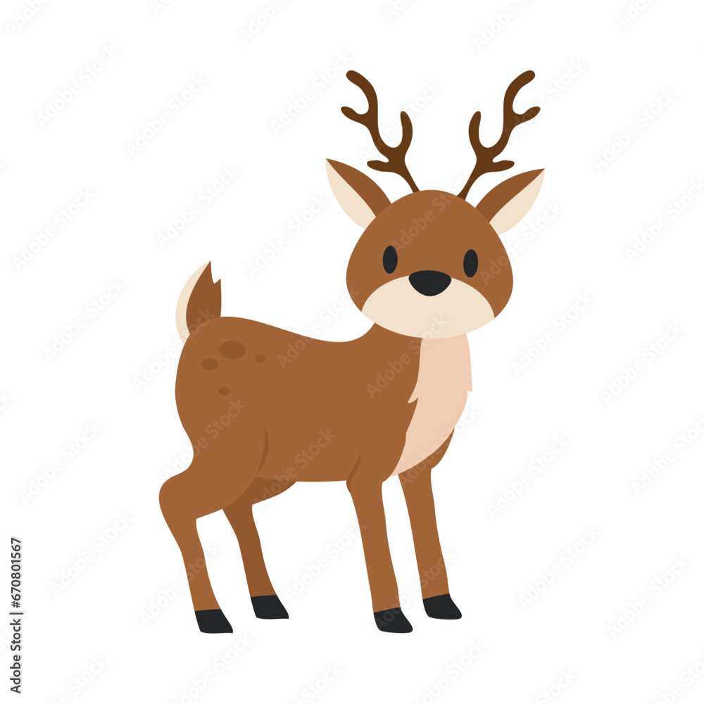 deer cute illustration deer cute illustration