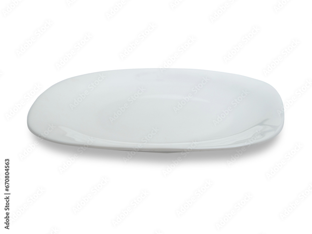 White ceramics plate bowl isolated cut out, empty tableware mock up template White ceramics plate bowl isolated cut out, empty tableware mock up template