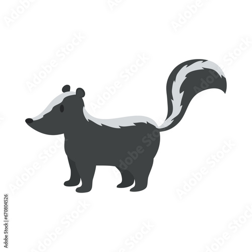 skunk cute illustration
