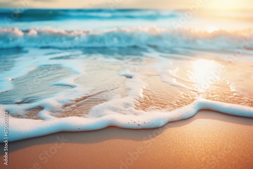 Seaside Tranquility Background Illustration