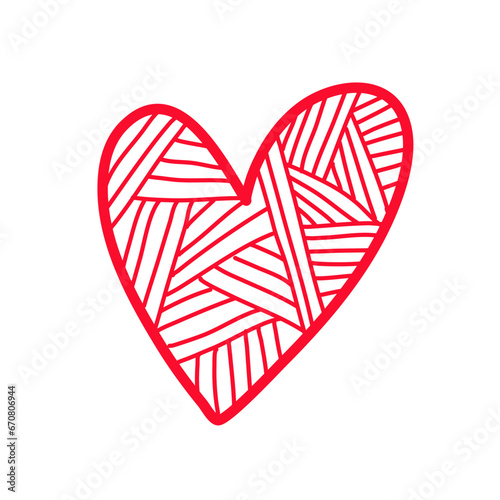 Hand drawn heart Elements