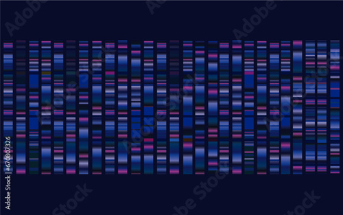 Background of abstract genetic map storage ,gathering and organizing data ,examining genetic data,genome map research