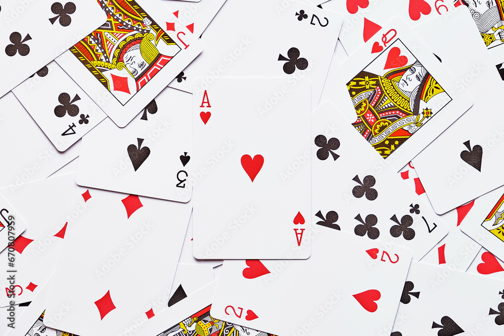 Playing cards background. Playing cards background.
