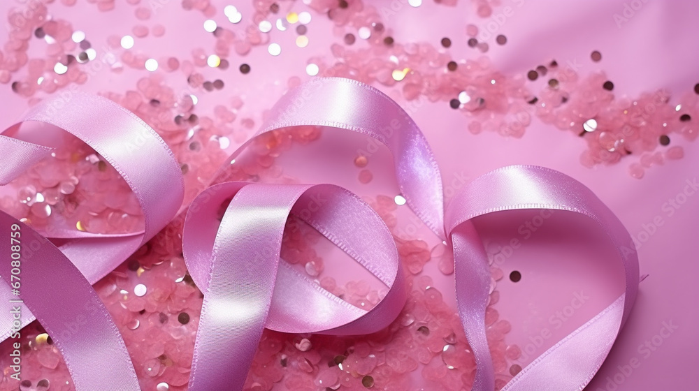 pink ribbon HD 8K wallpaper Stock Photographic Image pink ribbon HD 8K wallpaper Stock Photographic Image
