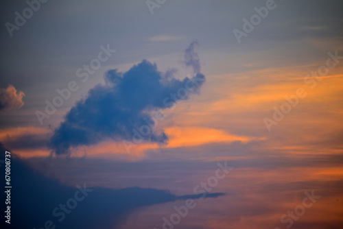 sunset in the clouds © TazerUddin