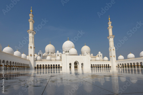 The Grand Mosque in Abu Dhabi, United Emirates