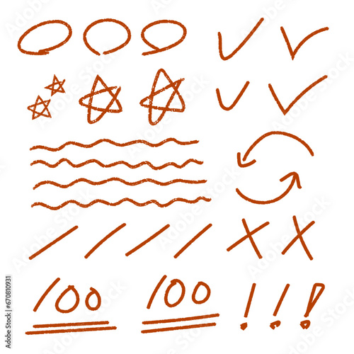 Doodle vector set illustration with hand draw line art style vector