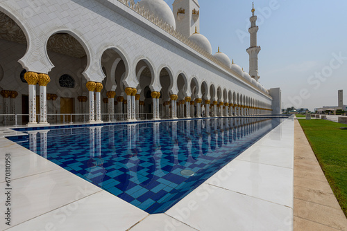 The Grand Mosque in Abu Dhabi, United Emirates