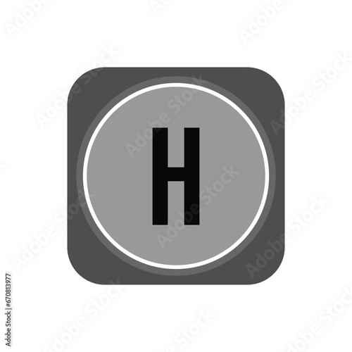 Initial Letter Logo H Template Vector Design