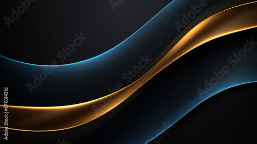 Abstract background with decoration from glowing lines