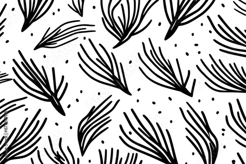 Winter floral silhouette seamless pattern background. Good for fashion fabrics  children   s clothing  T-shirts  postcards  email header  wallpaper  banner  posters  events  covers  and more.