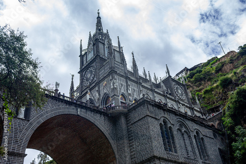 cathedral of las lajas colombia photo