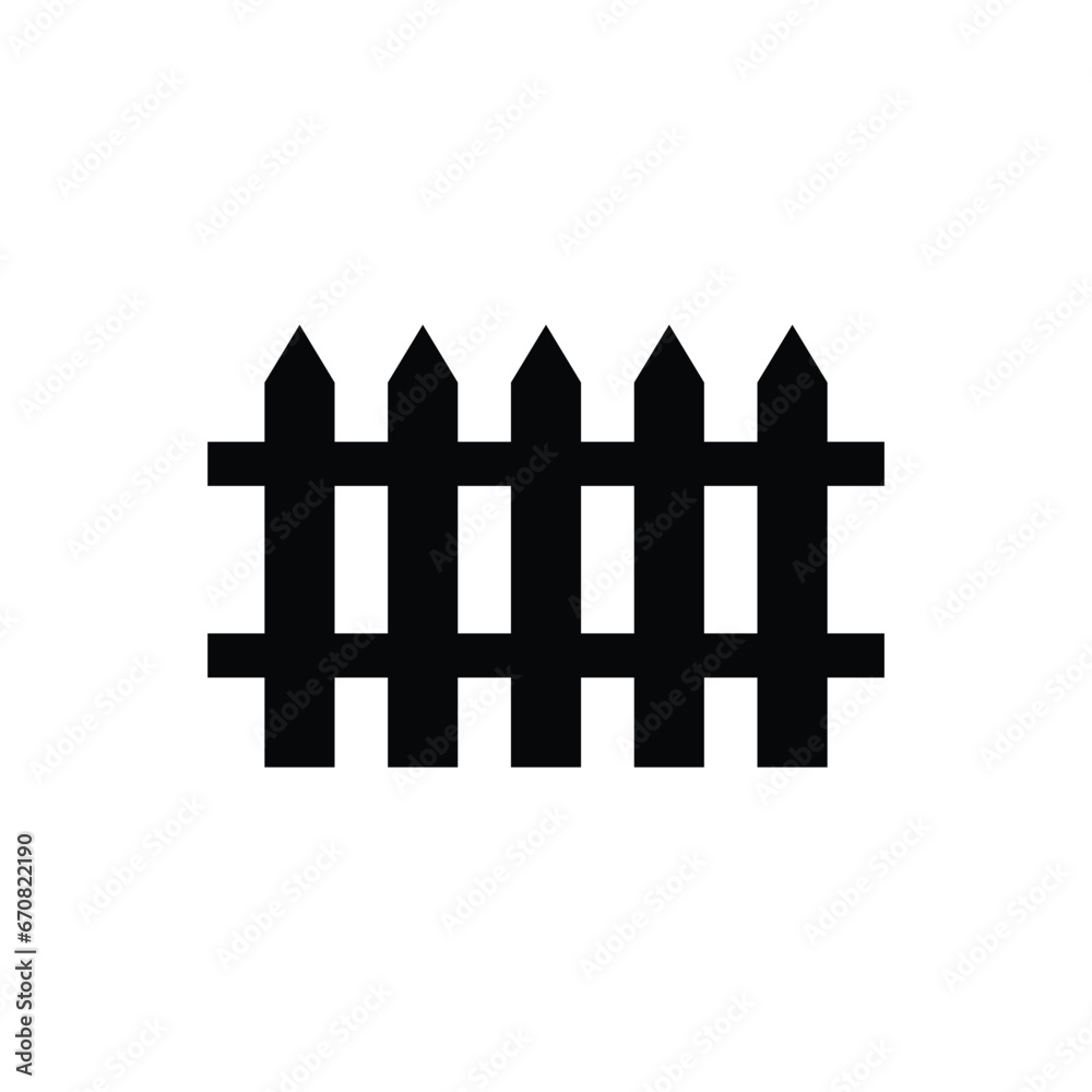 Fence Icon vector Design Template Fence Icon vector Design Template