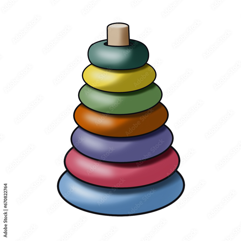 Sticking baby toys, Baby Toy Stock Illustrations Sticking baby toys, Baby Toy Stock Illustrations