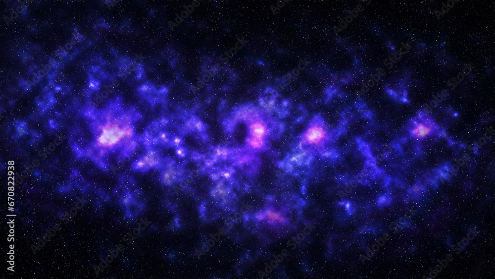 Wallpapers of the cosmos, space, and bright stars with nebula. dazzling stardust the Milky Way spacecraft There are many stars in the night sky.,background with an abstract starry sky