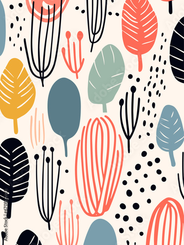 Winter floral seamless pattern background. Good for fashion fabrics, children’s clothing, T-shirts, postcards, email header, wallpaper, banner, posters, events, covers, and more.