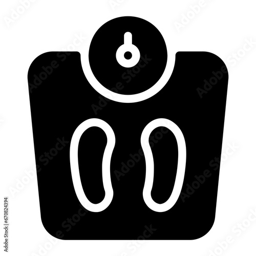 body weight Solid icon