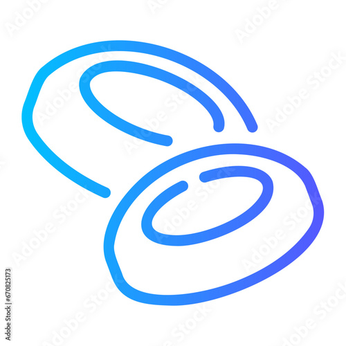 blood cells Line Gradient Icon