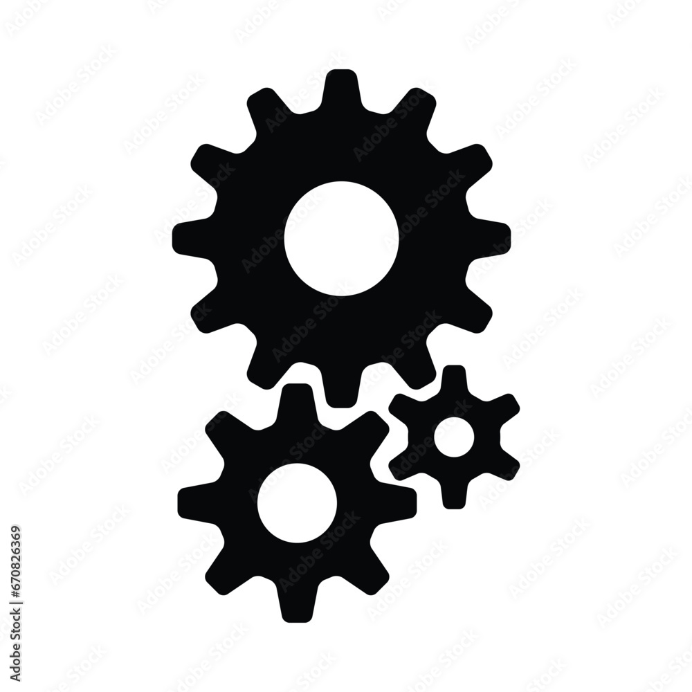 Gear Icon Vector Design Template Gear Icon Vector Design Template