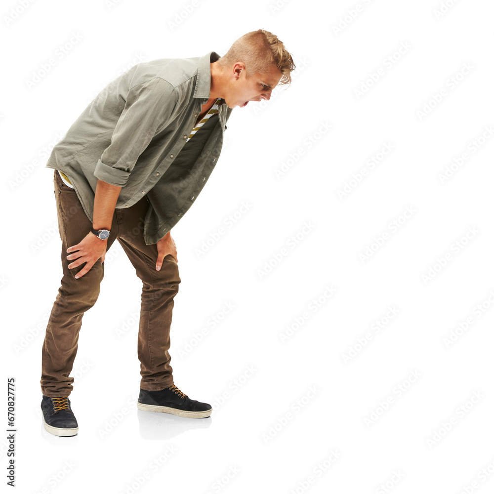 Warning, yelling and man with stress, anger and frustrated isolated against a transparent background. Male person, guy and model with shouting, angry and danger with png, bad situation and upset Warning, yelling and man with stress, anger and frustrated isolated against a transparent background. Male person, guy and model with shouting, angry and danger with png, bad situation and upset