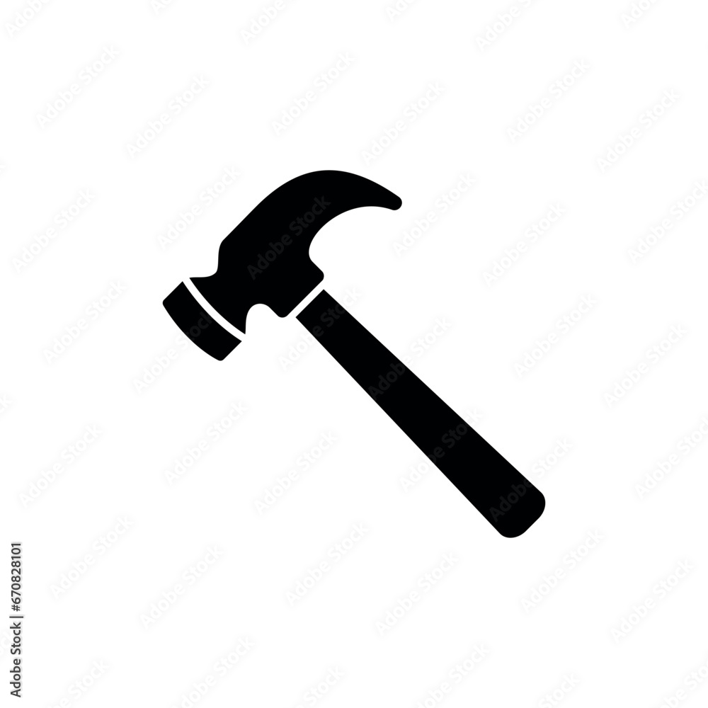 Hammer Icon Vector Design Template Hammer Icon Vector Design Template