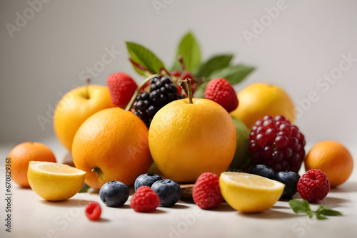 fruits on a table