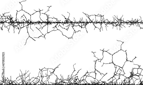 silhouette of grass  a black and white photo of a cracked wall  grunge texture  Grungy effect dirty  Overlay Distress  grunge texture  earthquake  