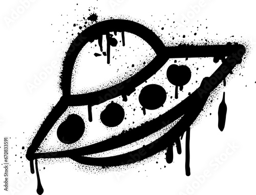 Spaceship spray paint