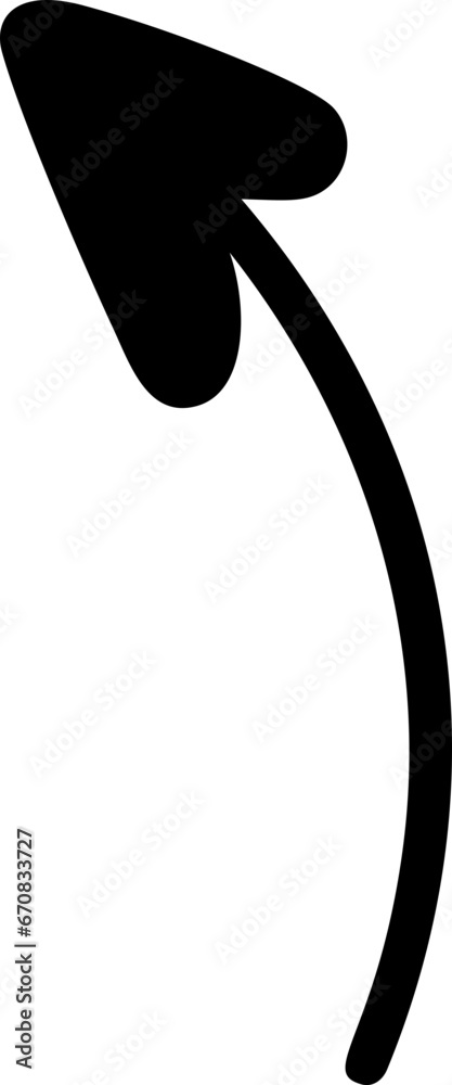 Arrow doodle element Arrow doodle element