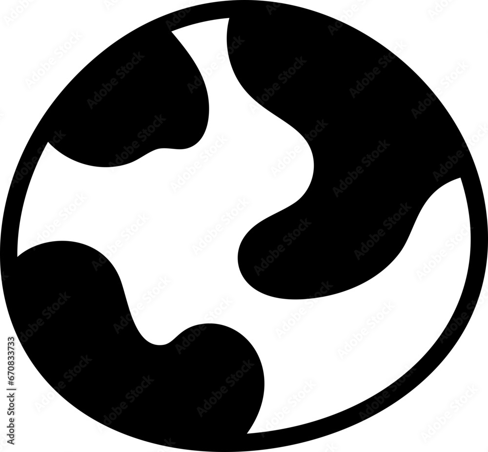 Hand drawn world element