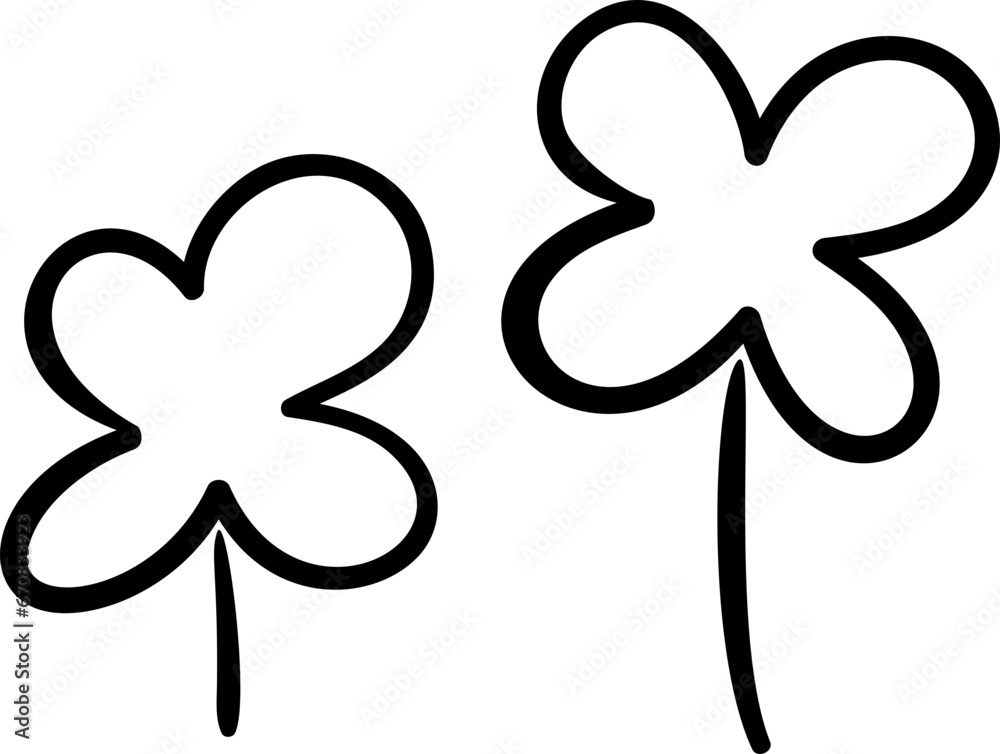 Hand drawn flower element Hand drawn flower element