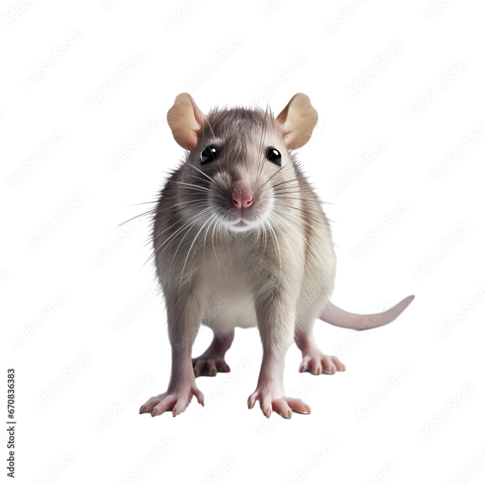 Mouse on transparent background