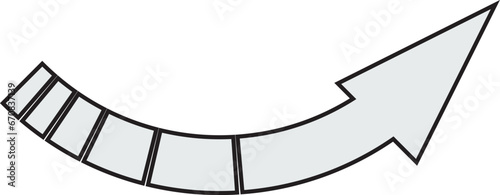 矢印＿アウトラインあり　白塗り
