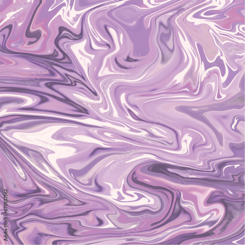 Abstract Purple Holographic Liquid Background