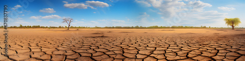 Dry season landscape illustration background