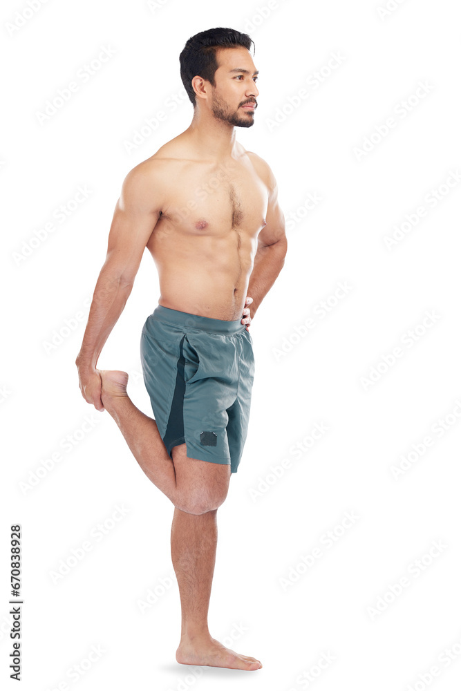 Fitness, thinking and man stretching legs isolated on a transparent png background. Sports, body wellness and young male athlete with a warm up idea and preparing for workout, exercise and training Fitness, thinking and man stretching legs isolated on a transparent png background. Sports, body wellness and young male athlete with a warm up idea and preparing for workout, exercise and training