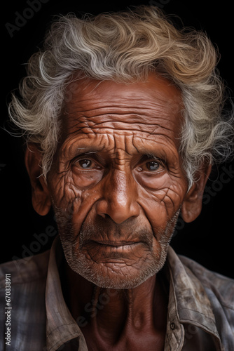 portrait of an old person