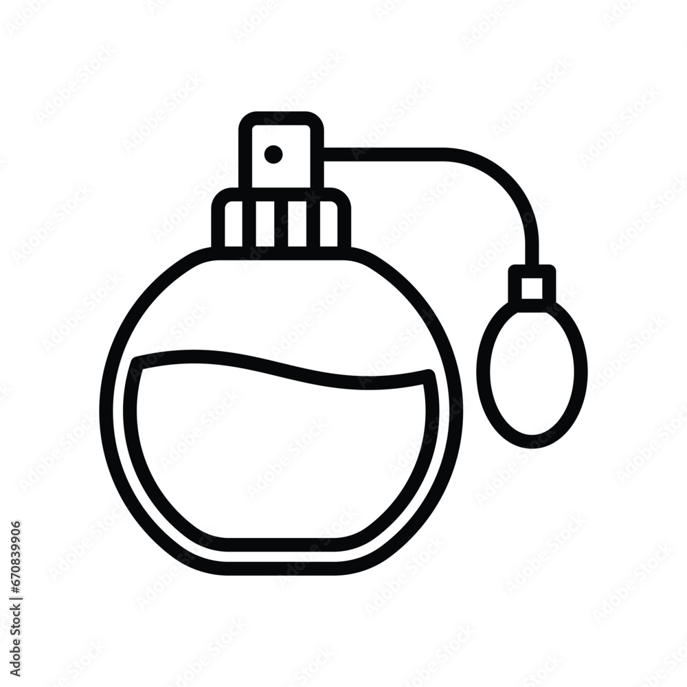 Obraz premium perfume icon vector design template simple and clean