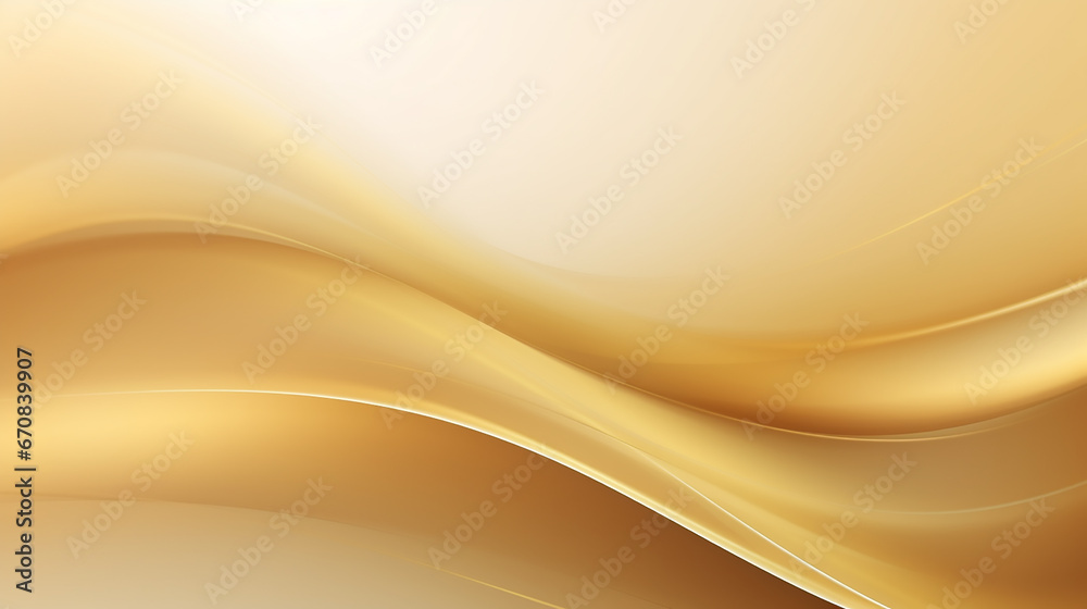 Fototapeta premium gold color square pattern on banner with shadow. abstract background with square shaped blocks forming geometric pattern. Abstract white and gold color geometric background.