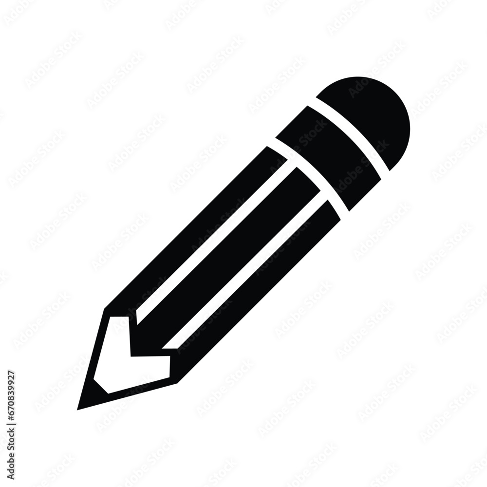 Pencil Icon Vector Design Template Pencil Icon Vector Design Template