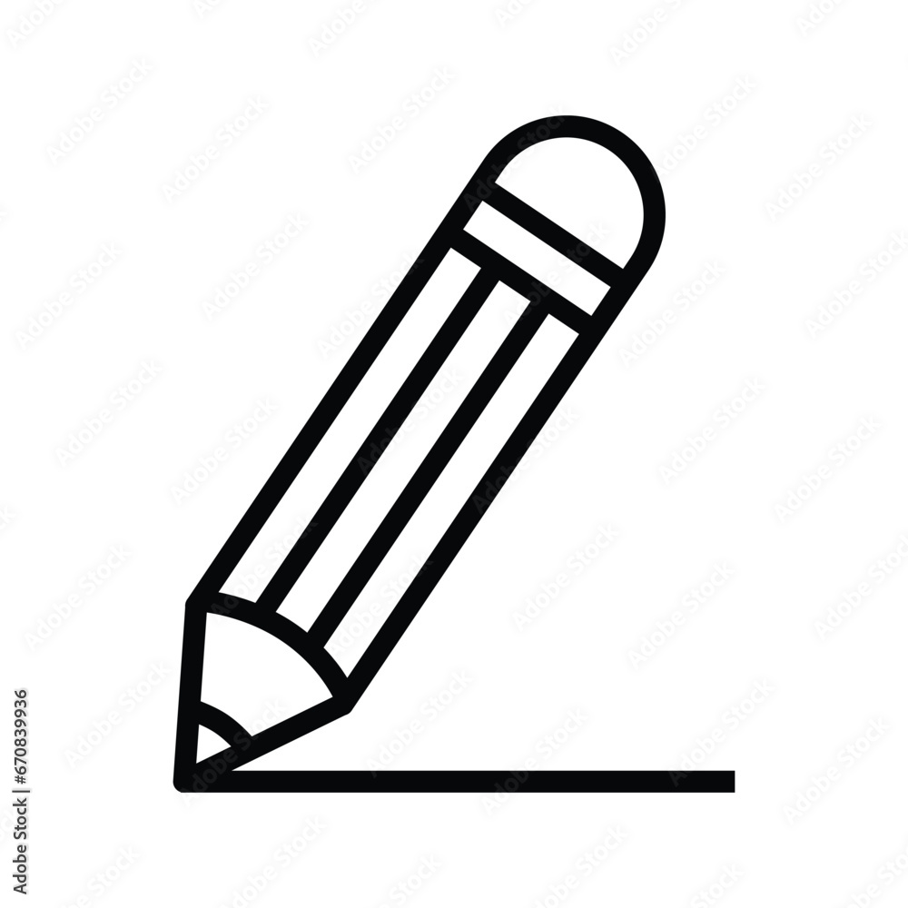 Pencil Icon Vector Design Template Pencil Icon Vector Design Template